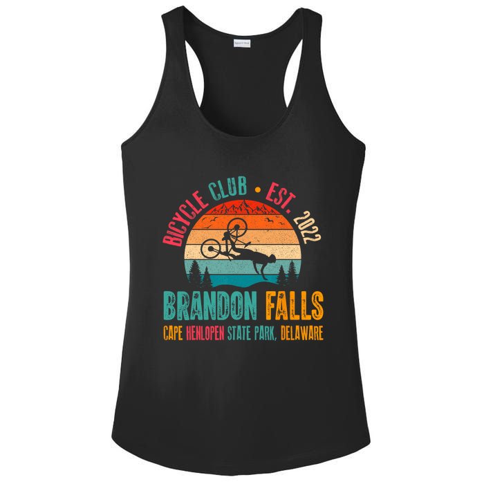 Brandon Falls Bicyle Club Retro Biden Bike Ladies PosiCharge Competitor Racerback Tank