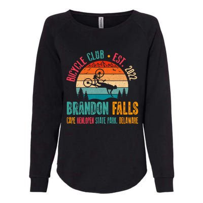 Brandon Falls Bicyle Club Retro Biden Bike Womens California Wash Sweatshirt