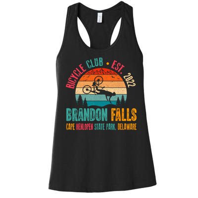 Brandon Falls Bicyle Club Retro Biden Bike Women's Racerback Tank