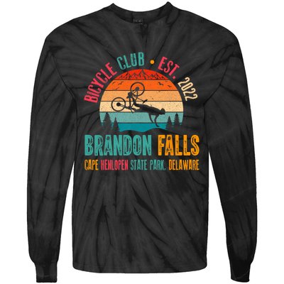 Brandon Falls Bicyle Club Retro Biden Bike Tie-Dye Long Sleeve Shirt