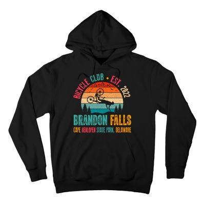 Brandon Falls Bicyle Club Retro Biden Bike Tall Hoodie