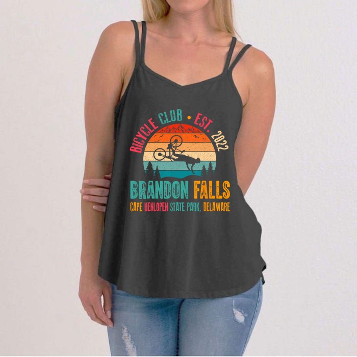 Brandon Falls Bicyle Club Retro Biden Bike Women's Strappy Tank