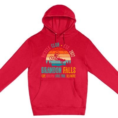 Brandon Falls Bicyle Club Retro Biden Bike Premium Pullover Hoodie