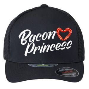 Breakfast Funny Bacon Lover Bacon Princess Flexfit Unipanel Trucker Cap