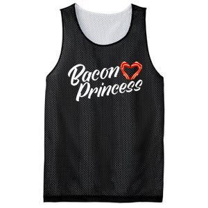 Breakfast Funny Bacon Lover Bacon Princess Mesh Reversible Basketball Jersey Tank