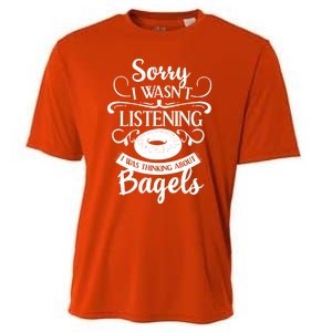 Bagel For Bagels Lovers Gift Cooling Performance Crew T-Shirt