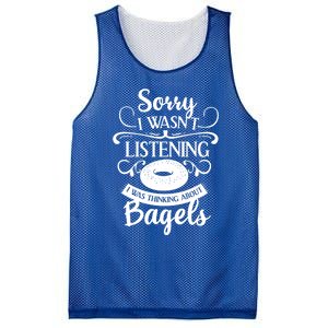 Bagel For Bagels Lovers Gift Mesh Reversible Basketball Jersey Tank