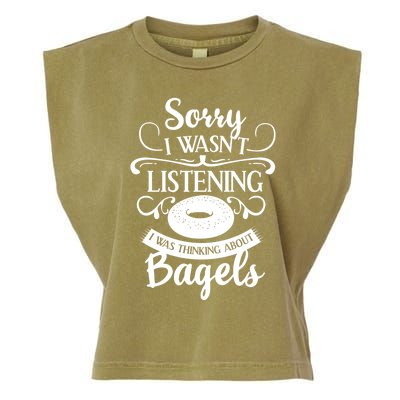 Bagel For Bagels Lovers Gift Garment-Dyed Women's Muscle Tee