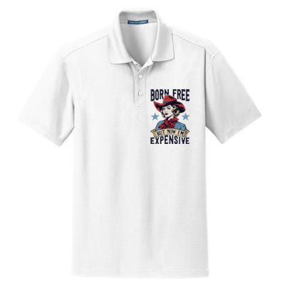 Born Free But Now Im Expensive Dry Zone Grid Polo