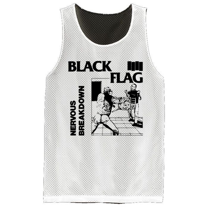 Black Flag Mesh Reversible Basketball Jersey Tank