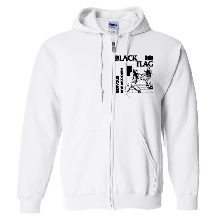 Black Flag Full Zip Hoodie