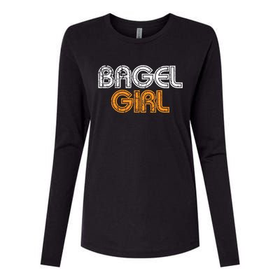 Bagel Funny Bagel Lover Costume Gift Funny Gift Womens Cotton Relaxed Long Sleeve T-Shirt