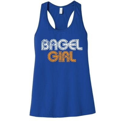 Bagel Funny Bagel Lover Costume Gift Funny Gift Women's Racerback Tank