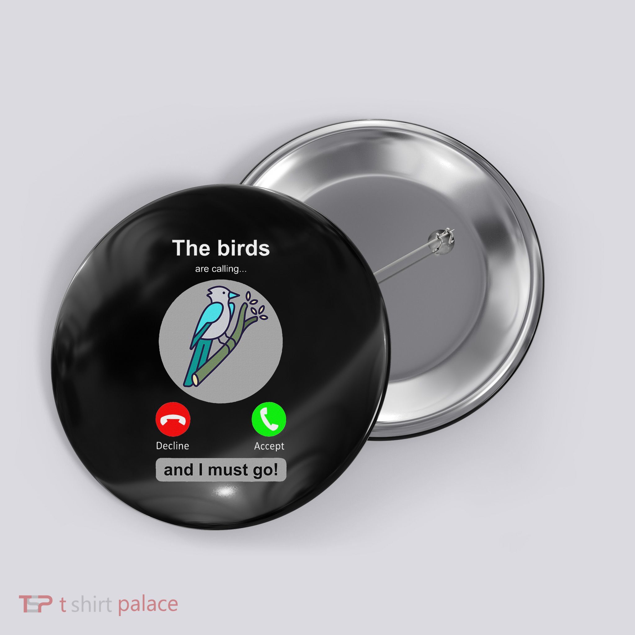 Birding Funny Bird Watcher Bird Lover Gift Button