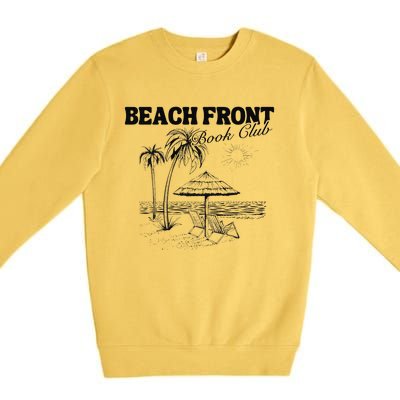 Beach Front Book Club Beach Book Club Premium Premium Crewneck Sweatshirt