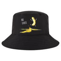 Be Free Banana Funny Banana Man Running Banana Stripping Cool Comfort Performance Bucket Hat