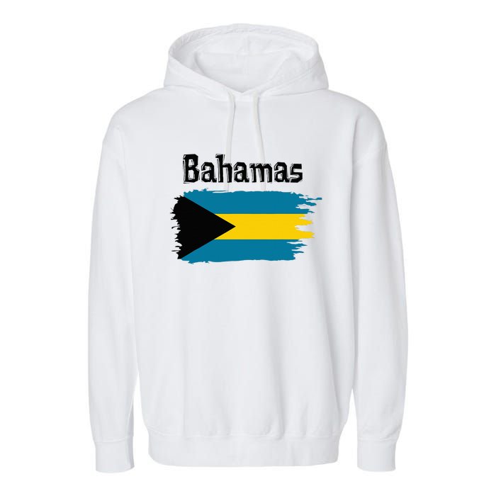 Bahamas Flag Garment-Dyed Fleece Hoodie