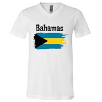 Bahamas Flag V-Neck T-Shirt