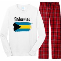 Bahamas Flag Long Sleeve Pajama Set