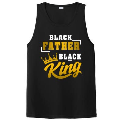 Black Father Black King African American Dad Fathers Day Cool Gift PosiCharge Competitor Tank