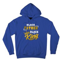 Black Father Black King African American Dad Fathers Day Cool Gift Hoodie