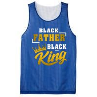 Black Father Black King African American Dad Fathers Day Cool Gift Mesh Reversible Basketball Jersey Tank