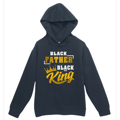 Black Father Black King African American Dad Fathers Day Cool Gift Urban Pullover Hoodie