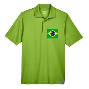 Brazilian Flag Brazil Country Men's Origin Performance Pique Polo