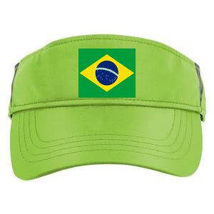 Brazilian Flag Brazil Country Adult Drive Performance Visor