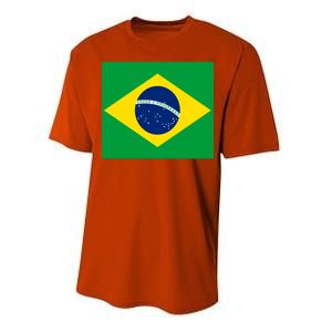 Brazilian Flag Brazil Country Performance Sprint T-Shirt