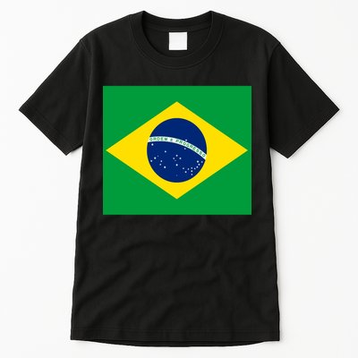Brazilian Flag Brazil Country Tall T-Shirt