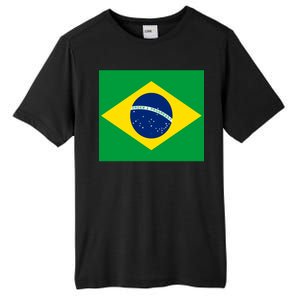 Brazilian Flag Brazil Country Tall Fusion ChromaSoft Performance T-Shirt