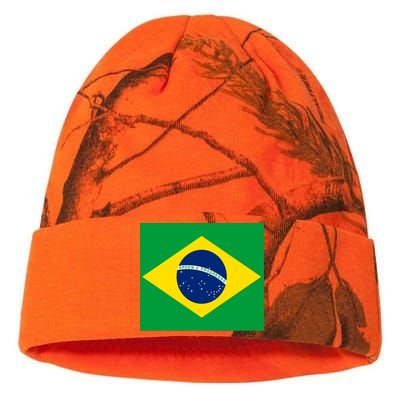 Brazilian Flag Brazil Country Kati Licensed 12" Camo Beanie