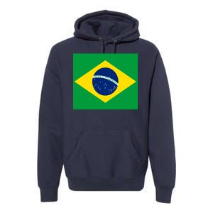 Brazilian Flag Brazil Country Premium Hoodie