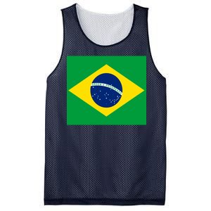 Brazilian Flag Brazil Country Mesh Reversible Basketball Jersey Tank