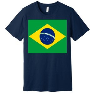 Brazilian Flag Brazil Country Premium T-Shirt