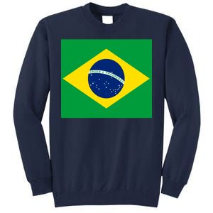 Brazilian Flag Brazil Country Tall Sweatshirt