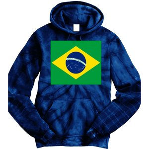 Brazilian Flag Brazil Country Tie Dye Hoodie