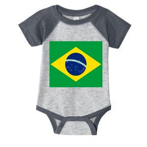 Brazilian Flag Brazil Country Infant Baby Jersey Bodysuit