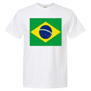 Brazilian Flag Brazil Country Garment-Dyed Heavyweight T-Shirt