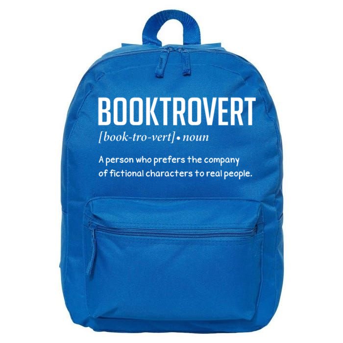 Booktrovert For Book Lover Gift 16 in Basic Backpack