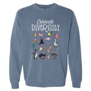 Bird funny Bird Lover Gift Bird Garment-Dyed Sweatshirt