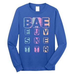 Bae Funny Best Auntie Ever Gift Long Sleeve Shirt