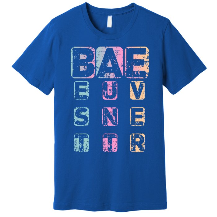 Bae Funny Best Auntie Ever Gift Premium T-Shirt