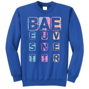 Bae Funny Best Auntie Ever Gift Tall Sweatshirt