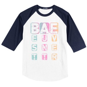 Bae Funny Best Auntie Ever Gift Baseball Sleeve Shirt