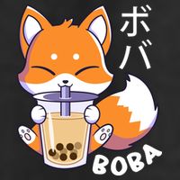 Boba Fox Bubble Tea Chibi Foxes Adult Drive Performance Visor