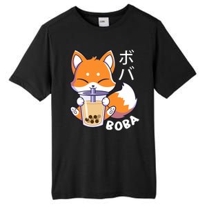 Boba Fox Bubble Tea Chibi Foxes Tall Fusion ChromaSoft Performance T-Shirt