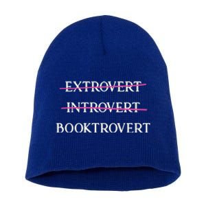 Booktrovert Funny Book Lover Reading Enthusiast Great Gift Short Acrylic Beanie