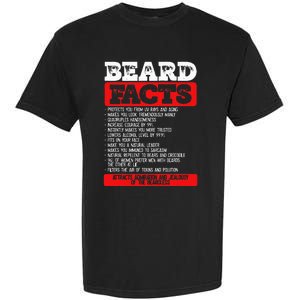 Beard Facts Beard Lover Garment-Dyed Heavyweight T-Shirt